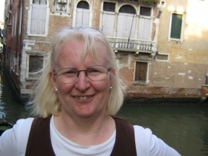Photo of Erika in the back streets of Venice